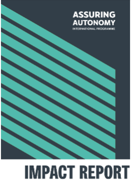 Assuring Autonomy report front cover